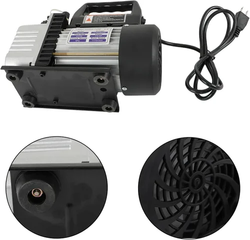 Miniatura 3 de waltyotur Bomba de vacío 3CFM 110V/60hz 5Pa Bomba de Vacío Negro