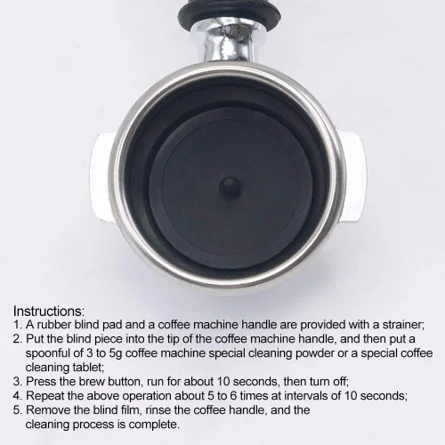 Miniatura 4 de Fdit Filtro ciego Backflush Disco de Caucho para Máquinas de Espresso