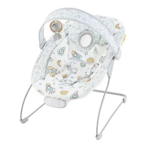Miniatura 10 de Bouncer para bebés, asiento hinchable para bebés con música y vibraciones, balancín portátil para recién nacidos