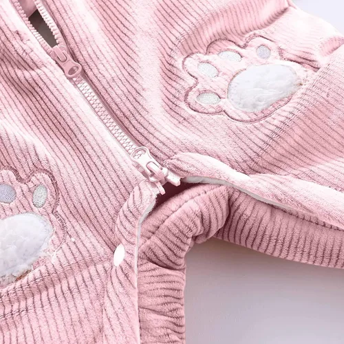 Miniatura 7 de Mameluco unisex con capucha para bebé recién nacido, diseño de panda de dibujos animados, para invierno, Navidad, cálido, con capucha