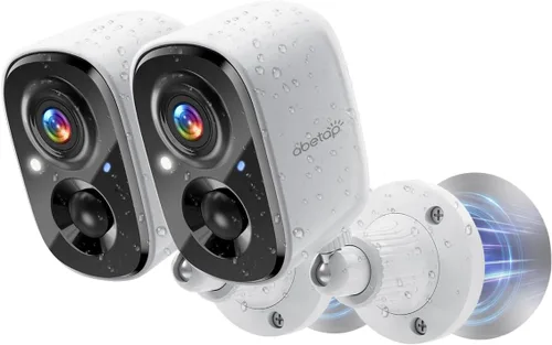 Miniatura 15 de Cámaras de seguridad inalámbricas 2K – Cámaras de seguridad WiFi para exteriores, visión nocturna a color, detección AI/PIR, conversación de 2 vías