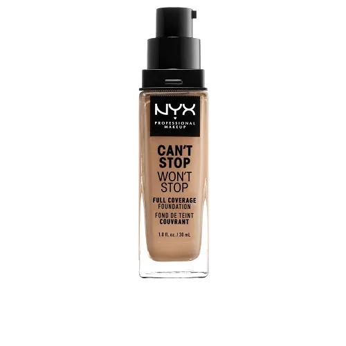 Miniatura 8 de NYX Professional Makeup Can't Stop Won't Stop - Cepillo para base de maquillaje Negro