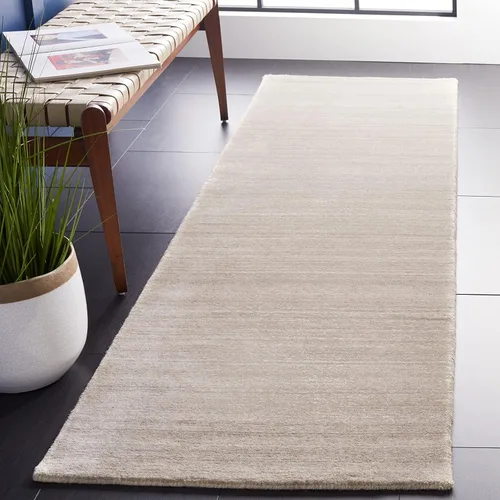 Miniatura 17 de SAFAVIEH Himalaya Collection - Alfombra decorativa, 3 x 5 pies, carbón, lana hecha a mano, ideal para zonas de alto tráfico en entrada, sala
