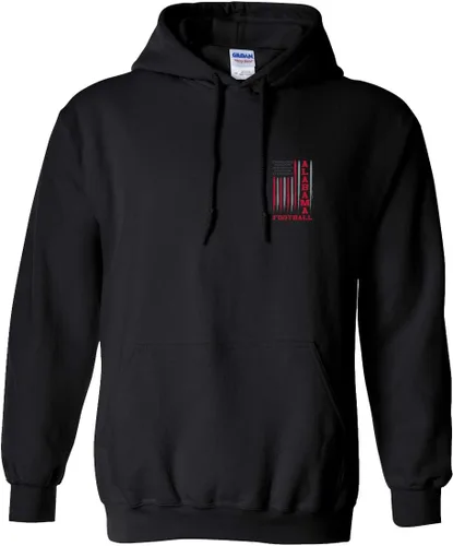 Miniatura 19 de Sudadera con capucha unisex de la bandera americana del color del equipo de fútbol