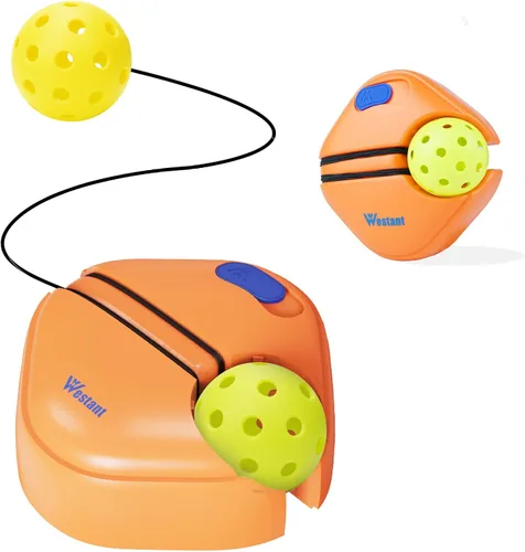 Westant Match Buddy Pickleball Trainer - Pickle Ball Practice Rebounder with 2 Balls, Pickleball Training Aids for Adults, Kids, for Self Practice