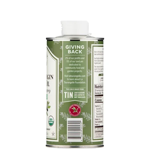 Miniatura 3 de La Tourangelle, Aceite de oliva virgen extra orgánico, AOVE prensado en frío de España, 16.9 onzas líquidas, aceite de oliva español con polifenoles
