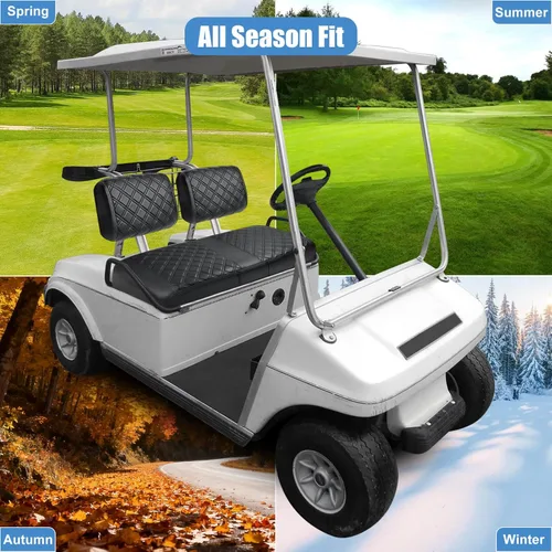 Miniatura 7 de Funda de asiento para Club Car DS Pre-2000, funda de asiento delantero para carrito de golf, compatible con Club Car DS 1982-2000, almohadilla