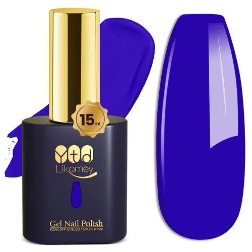 Miniatura 43 de YTD Likomey Esmalte de uñas de gel blanco, 0.5 onzas líquidas, manicura y pedicura para manicura y pedicura de verano, esmalte de color UV, 0.5