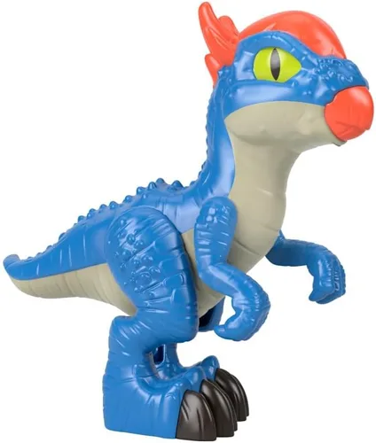 Miniatura 7 de Fisher-Price Imaginext Jurassic World Dominion - Juguete de dinosaurio Pyroraptor XL Poseable de 10 pulgadas para juegos de simulación, niños a