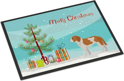 Miniatura 133 de Caroline's Treasures CK3799MAT Akita Shepherd - Tapete de árbol de Navidad de 18 x 27 pulgadas, tapete para puerta delantera, interior y exterior