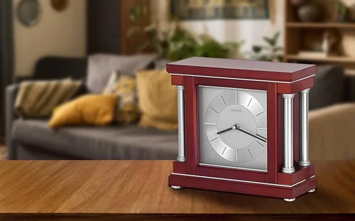 Miniatura 2 de Bulova B7651 Ambiance - Reloj de mesa, color vino oscuro