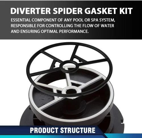 Miniatura 3 de PIT66 Kit de reemplazo de junta tórica y cubierta para araña compatible con Hayward Vari-Flo SPX0714CA SP0714T
