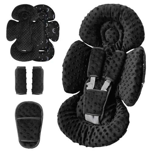 Inserto de asiento de coche para bebé Genérico Compatible con columpio Mamaroo y columpio Graco y asiento de coche para bebé, soporte de cabeza y