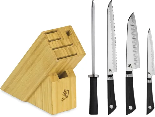 Miniatura 9 de Shun Sora - Juego de 6 piezas de bloques, incluye chef de 8 pulgadas, pelado de 3.5 pulgadas, cuchillos utilitarios de 6 pulgadas y más, juego