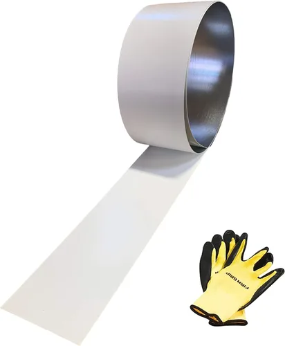 Eagle 1 -TPO Coated Metal- Rollos intermitentes recubiertos de TPO galvanizados de calibre 24 blanco. Muchos tamaños- Tamaños y fabricación