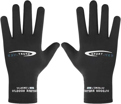 Miniatura 6 de Holiberty Lightweight Silk Summer Gloves Non-Slip Outdoor Sports Driving Cycling Gloves Winter Warm Running Glove Liner Sun UV Protection Fishing