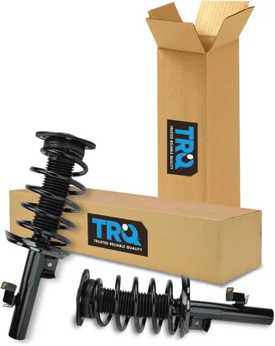 Miniatura 299 de TRQ Conjunto de Amortiguador y Resorte Delantero Cargado con Resorte Helicoidal Pre-ensamblado Compatible con Jeep Cherokee Limited AWD 14-22 Sin