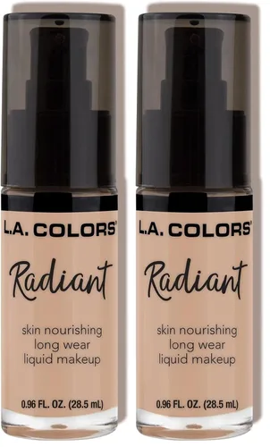Miniatura 8 de L.A. COLORS Maquillaje Líquido Radiante, Beige CLM388