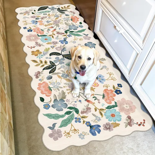 Miniatura 100 de Alfombra lavable para pasillo - 2x7 alfombras de cocina, alfombra para entrada, alfombra vintage, suave, alfombra antideslizante para piso, alfombra