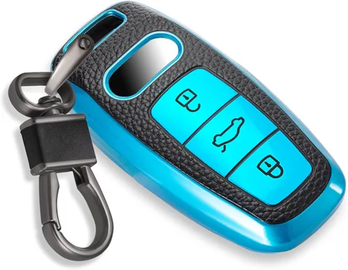 Miniatura 34 de Funda para llavero Jeep con llavero trenzado de diamante de lujo, funda suave mejorada para Wrangler Rubicon Gladiator JL JLU JT Sahara JLU Flip