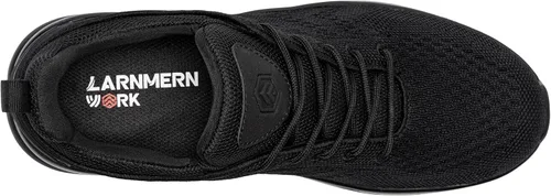 Miniatura 4 de LARNMERN - Tenis de trabajo antideslizantes para hombre, resistentes al agua, para servicio de alimentos, zapatos trabajo antideslizantes, zapatos