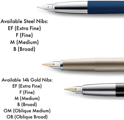 Miniatura 3 de LAMY studio Z27 Lx - Pluma estilográfica de punta media con convertidor Z27 Lx, color negro