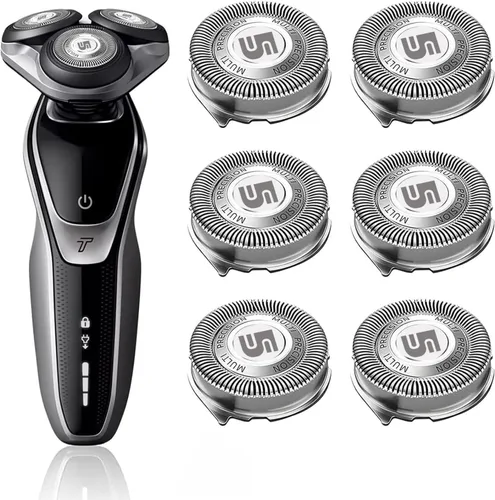 Cabezales de repuesto SH50 para Philips Norelco serie 5000 (S5xxx, AT7xx, AT8xx, PT7xx, PT8xx) – Cuchillas y cortadoras eléctricas compatibles con