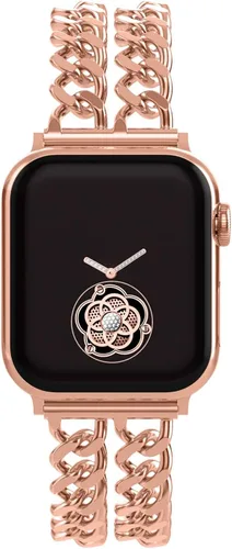 Miniatura 9 de Gold Watch Bands for Women Compatible with Apple Watch Band 38mm 40mm 41mm 42mm 44mm 45mm 46mm 49mm Adjustable Metal Band Cowboy Steel Chain