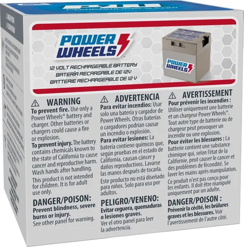 Miniatura 4 de Power Wheels - Batería recargable de 12 voltios, Empaque estándar, Estándar empaque, Multicolor