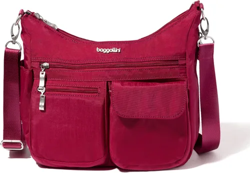 Miniatura 5 de Baggallini Everywhere Bagg - Bolso cruzado para mujer, 11 x 9, ligero, de nailon, resistente al agua, bolsa de viaje con protección RFID