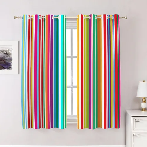 Miniatura 86 de Cortinas de cocina de hojas de arce otoñales para ventanas, hojas verdes y rojas sobre cenefas opacas negras, tratamientos de ventana de poliéster