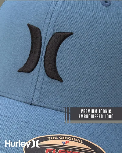 Miniatura 62 de Hurley Gorras para hombre - One & Only Flexfit Textures Cap - Sombreros ajustados para hombre, S-XL
