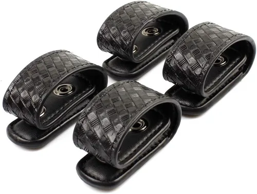 Miniatura 9 de ROCOTACTICAL Protectores de cinturón de doble presión, para cinturón de servicio de 2.25 pulgadas, paquete de 4