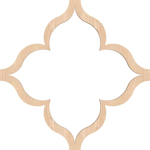 Miniatura 4 de May Paneles decorativos de pared de madera con calado, pequeños, 11 3/8 pulgadas de ancho x 11 3/8 pulgadas de alto x 1/4 pulgadas de alto, roble