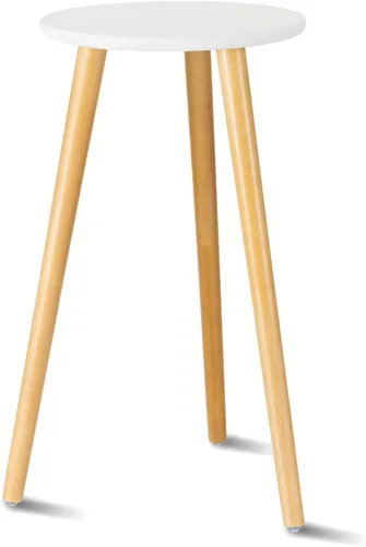 Miniatura 12 de Uneedem - Soporte para plantas de interior, mesa moderna de madera de mediados de siglo para plantas de interior, 8.9 pulgadas de alto para macetas