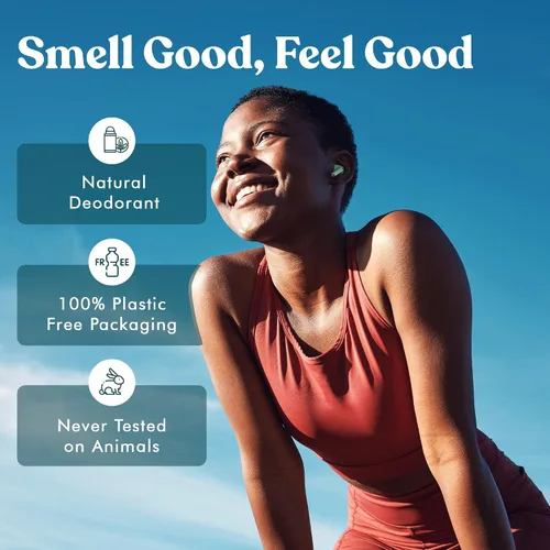 Miniatura 3 de Vibe - Desodorante natural sin aluminio para mujeres y hombres, control de olores de larga duración con aceite de coco orgánico y cera de abejas