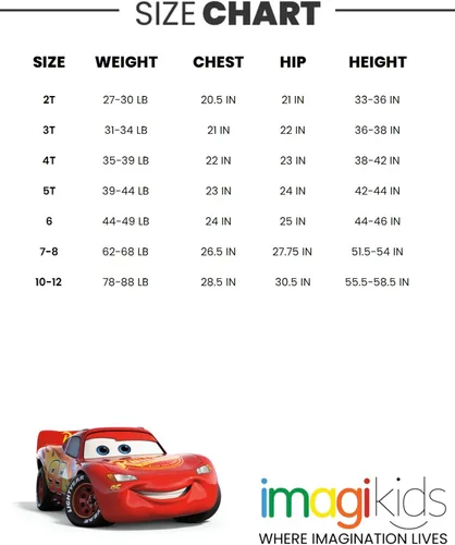 Miniatura 7 de Disney Pixar Cars Lightning McQueen Tow Mater - Paquete de 2 camisetas de manga larga para niños pequeños a grandes