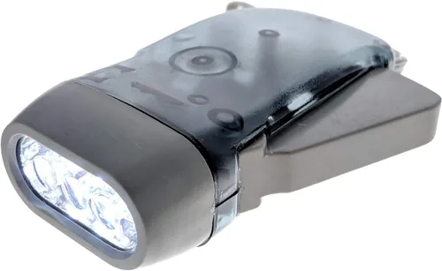 Miniatura 3 de ASR Outdoor Emergencia Movimiento 3 LED Dynamo Squeeze Action Basic Linterna - No necesita