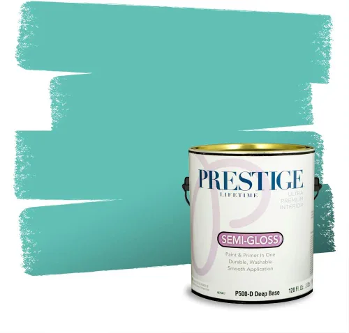 Miniatura 1367 de Pintura Exterior + imprimación PRESTIGE, todo-en-uno, 1 galón, acabado mate, color comparable al Valspar* Royal Gray* VS151-Gris real