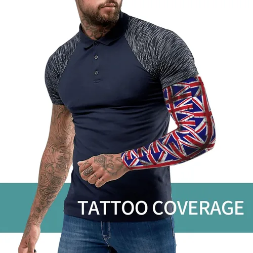 Miniatura 6 de Unisex Lightweight Cooling Arm Sleeves Distressed Uk British Flag Compression Warmer Cover For Outdoor Activity