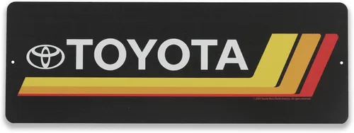 Miniatura 13 de Letrero redondo de metal para Toyota Land Cruiser Off-Road – Letrero retro de Toyota para garaje, tienda o cueva de hombre