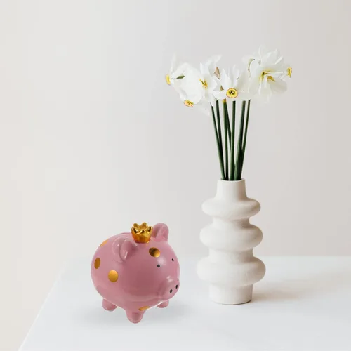 Miniatura 9 de Alcancía de cerámica con diseño de cerdo para adultos, hucha para adultos, hucha para abrir monedas, de cerámica, para niños y niñas, color rosa
