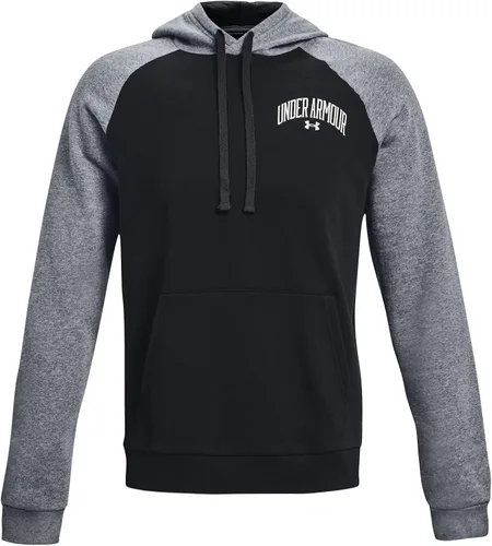 Miniatura 4 de Under Armour Sudadera con capucha Rival Wordmark Colorblock para hombre