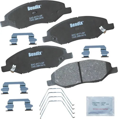 Miniatura 315 de Pastillas de freno delanteras cerámicas Bendix Priority1 CFC2302 para Hyundai Elantra 2021, Sonata 2022-2020, Kia K5 2023-2021