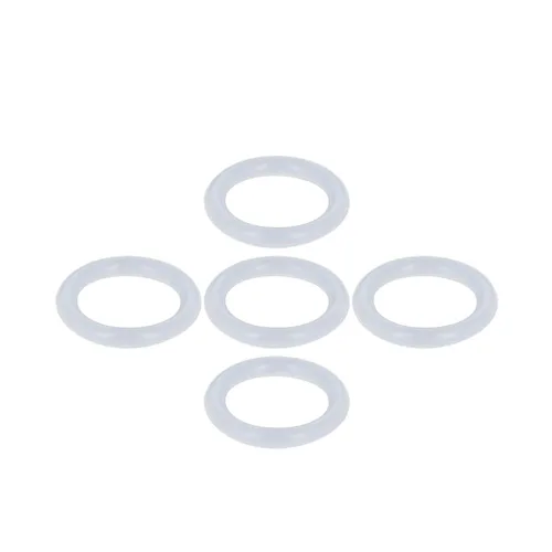 Miniatura 18 de Othmro 20 anillos de sellado de silicona planos blancos, 0.472 x 0.630 x 0.079 in (IDxODxTHK) junta tórica redonda para grifo, ducha, arandelas