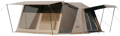 Miniatura 12 de Naturehike Village Tienda de Campaña Instantánea, Tienda de Campaña para 4 Personas y 8 Personas con Toldo Completo, Tiendas de Campaña Impermeables