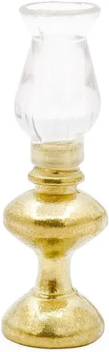 Odoria 1/12 Lámpara de aceite en miniatura Accesorios de decoración de casa de muñecas vintage