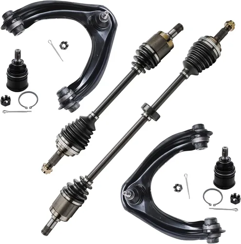 Miniatura 108 de Detroit Axle - Kit de brazos de control de extremo delantero 4WD para Ford 04-08 F-150, 06-08 Lincoln Mark LT, 4 extremos de barra de acoplamiento