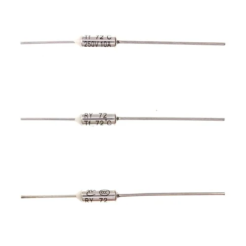 Miniatura 50 de Fusible térmico de temperatura metálica RY65 149.0 °F 149 ℉ 10A 250V 10 piezas