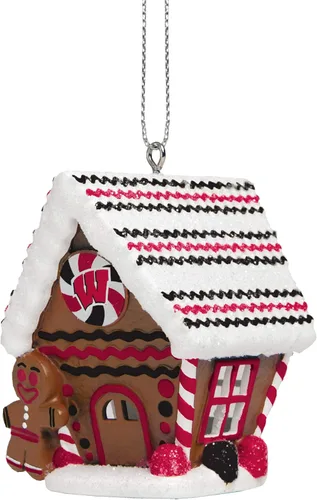 Miniatura 2 de FOCO NCAA Unisex-Adult Gingerbread House Holiday Christmas Tree